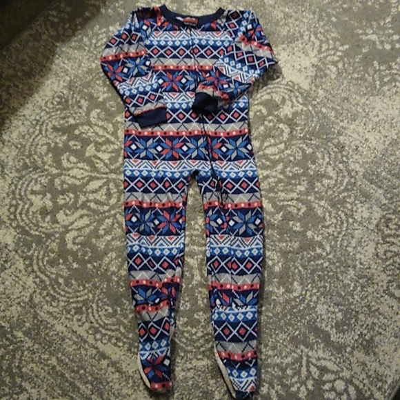 Toddler boys Christmas footie pajamas - Picture 2 of 5
